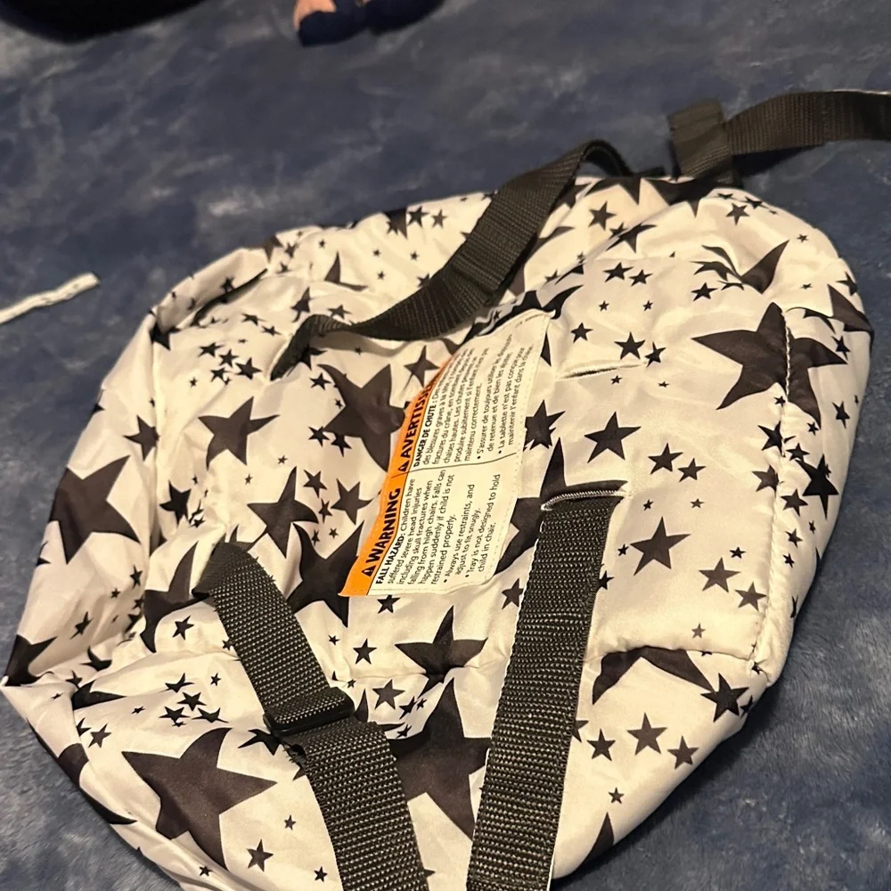 Starry Black and White Kids Belt